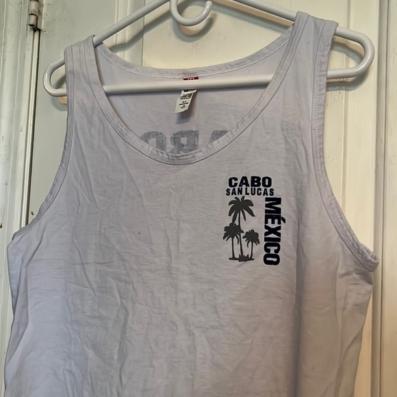 Euro cotton size Medium Cabo San Lucas Mexico sleeveless t-shirt. Gently worn - Picture 1 of 4